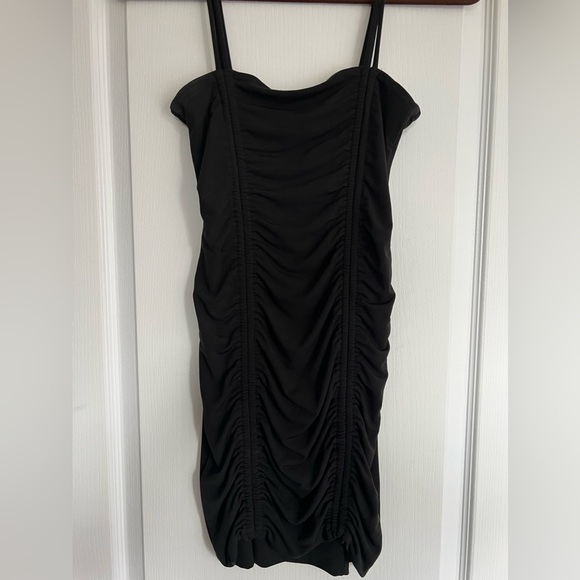 Black Sinched Dress - Picture 1 of 3